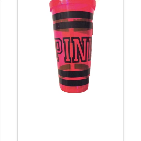 PINK Victoria's Secret Kitchen Pink Victoria Secret Tumbler Cup New